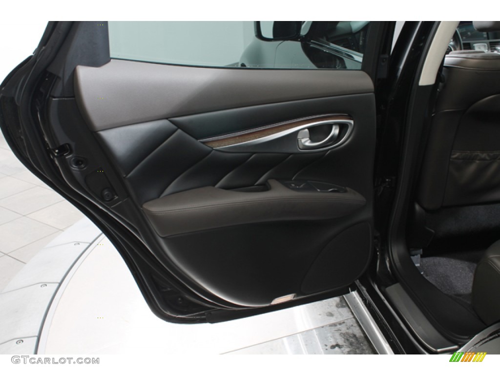 2011 Infiniti M 56x AWD Sedan Java Door Panel Photo #77106571