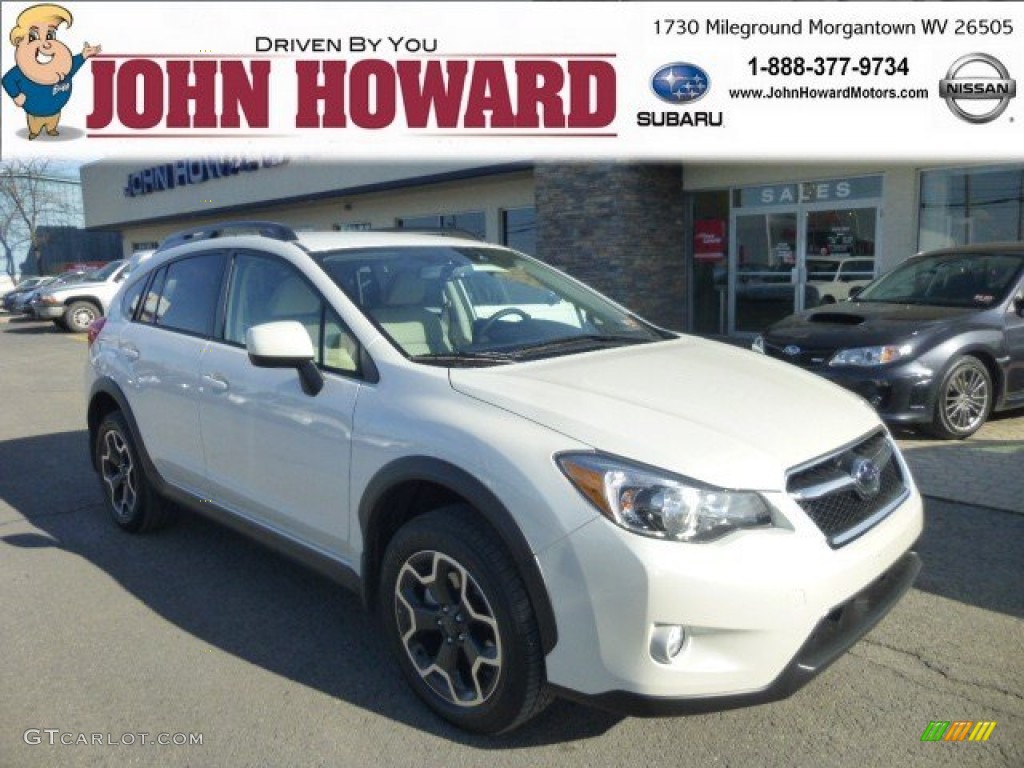 2013 XV Crosstrek 2.0 Premium - Satin White Pearl / Ivory photo #1