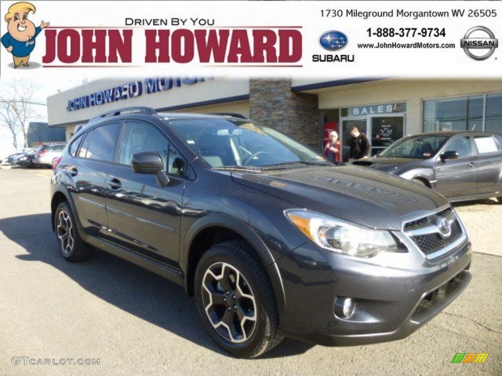 2013 XV Crosstrek 2.0 Limited - Dark Gray Metallic / Black photo #1