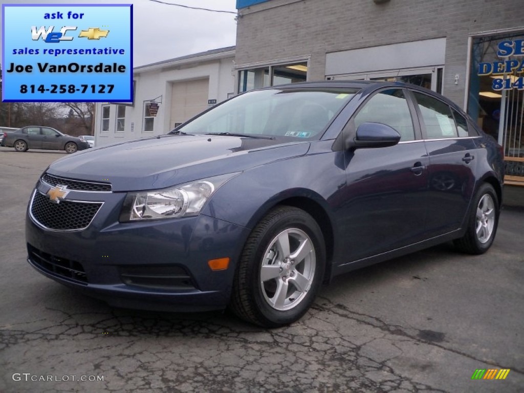 2013 Cruze LT - Atlantis Blue Metallic / Jet Black photo #1