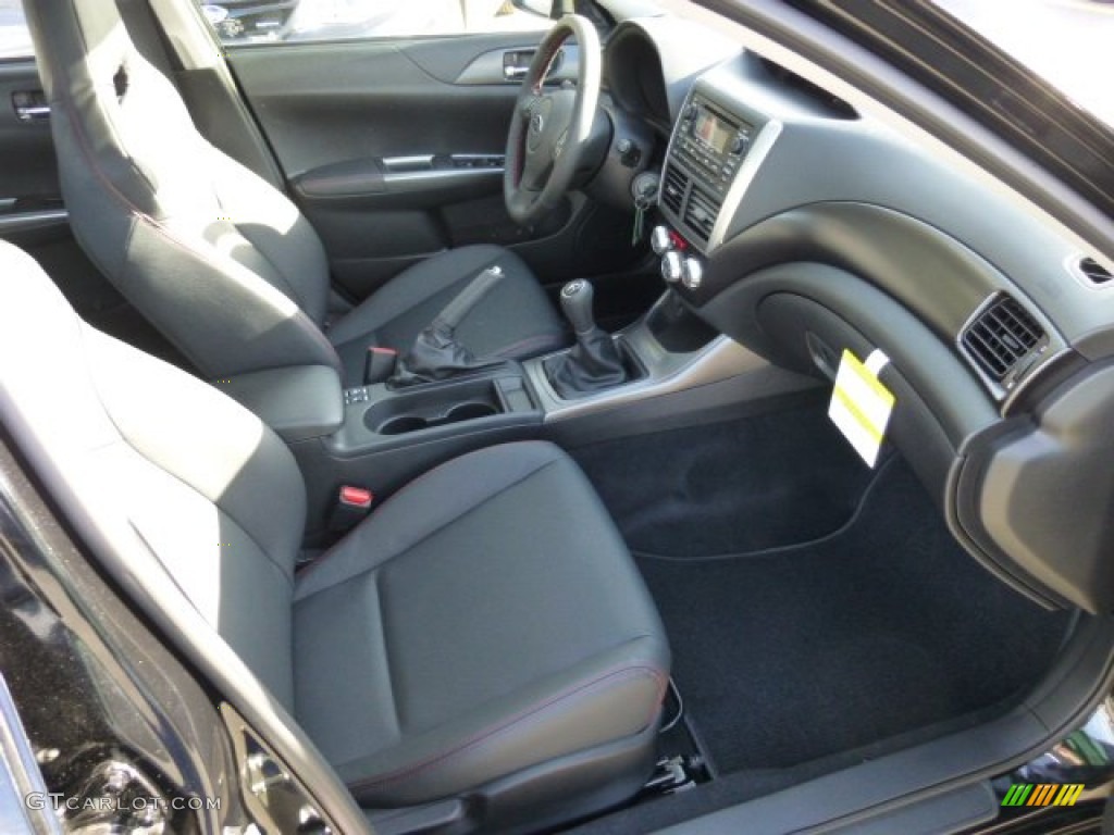 WRX Carbon Black Interior 2013 Subaru Impreza WRX Limited 5 Door Photo #77109377