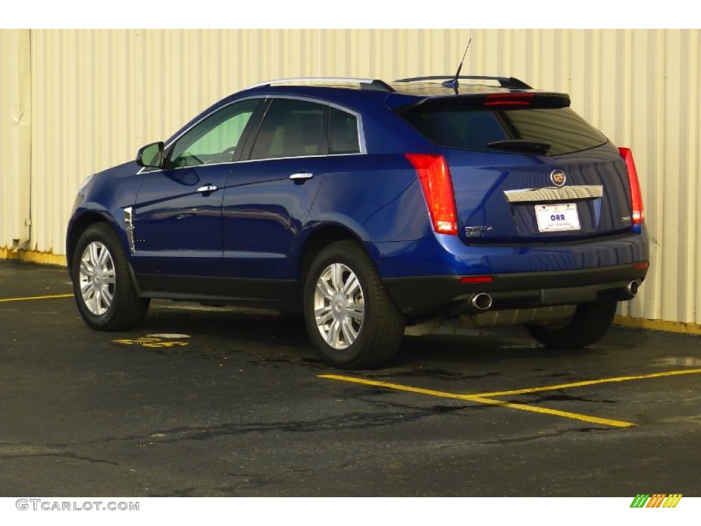 2012 SRX Luxury AWD - Xenon Blue Metallic / Ebony/Ebony photo #4