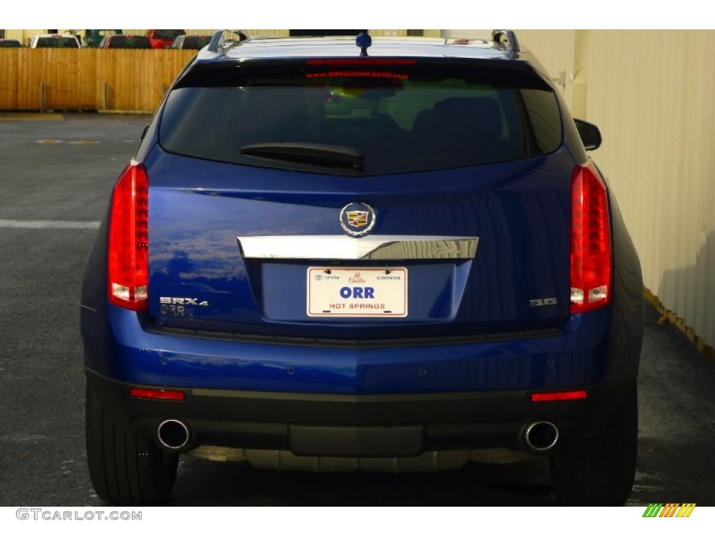 2012 SRX Luxury AWD - Xenon Blue Metallic / Ebony/Ebony photo #5