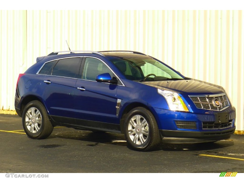 2012 SRX Luxury AWD - Xenon Blue Metallic / Ebony/Ebony photo #8