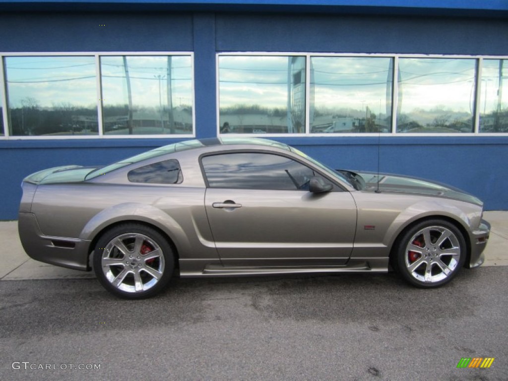 2005 Mustang Saleen S281 Coupe - Mineral Grey Metallic / Dark Charcoal photo #8