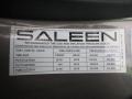 Saleen Wheel Tire size and inflation