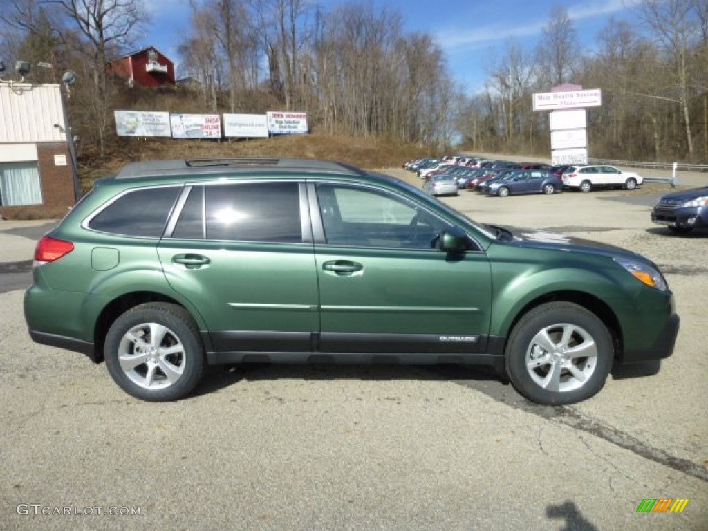 Cypress Green Pearl 2013 Subaru Outback 2.5i Limited Exterior Photo #77110191