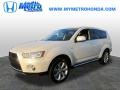 2012 Diamond White Pearl Mitsubishi Outlander GT S AWD  photo #3