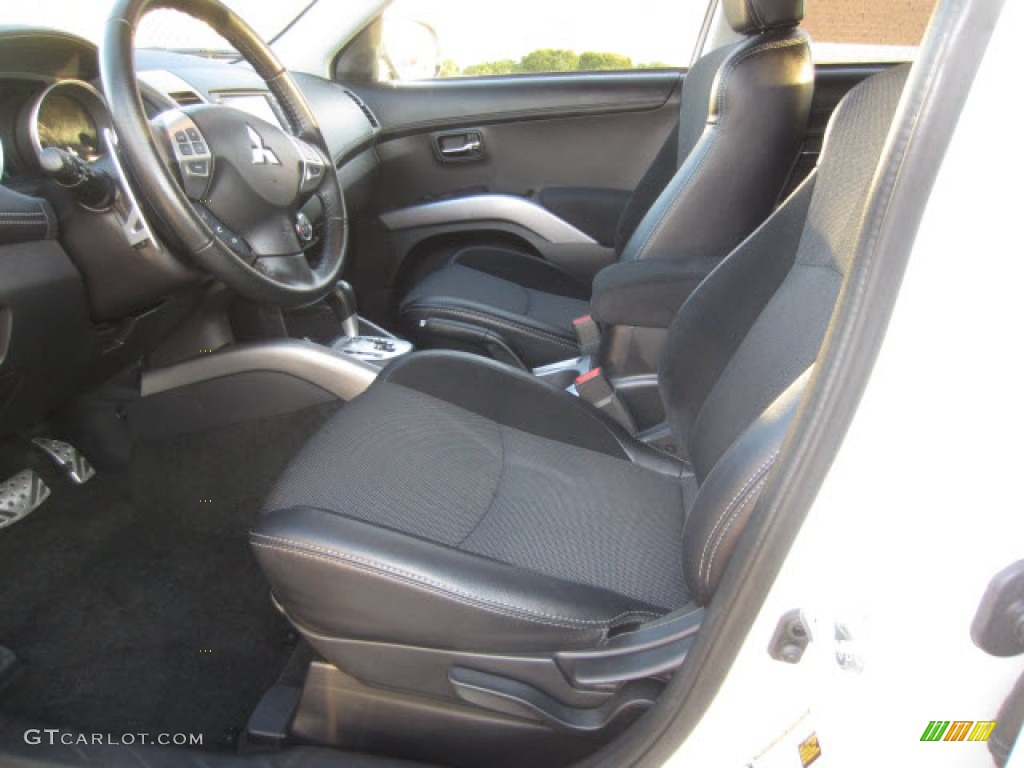 2012 Mitsubishi Outlander GT S AWD Front Seat Photo #77111363