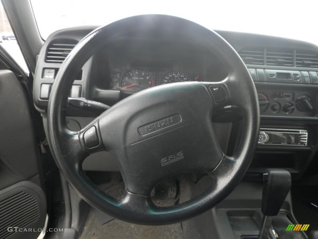 2002 Trooper S 4x4 - Ebony Black / Gray photo #4