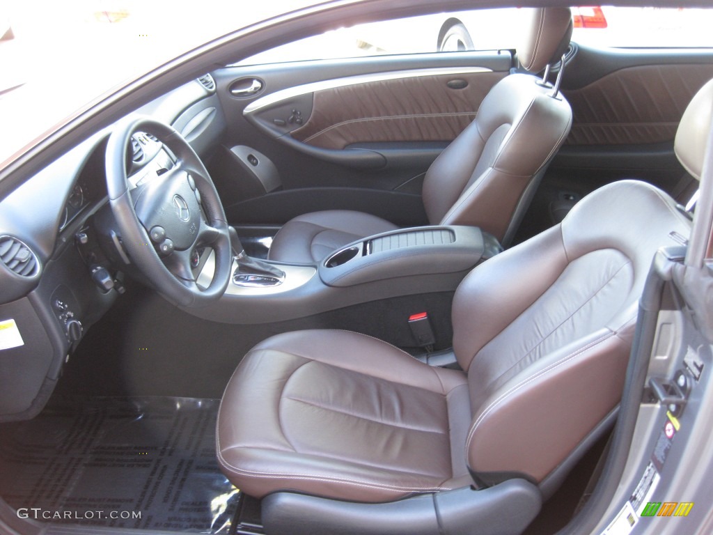 Tobacco Brown Interior 2009 Mercedes-Benz CLK 350 Grand Edition Coupe Photo #77111918
