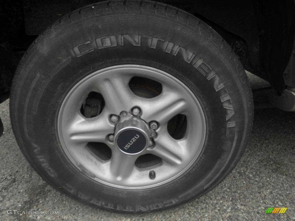 2002 Trooper S 4x4 - Ebony Black / Gray photo #13