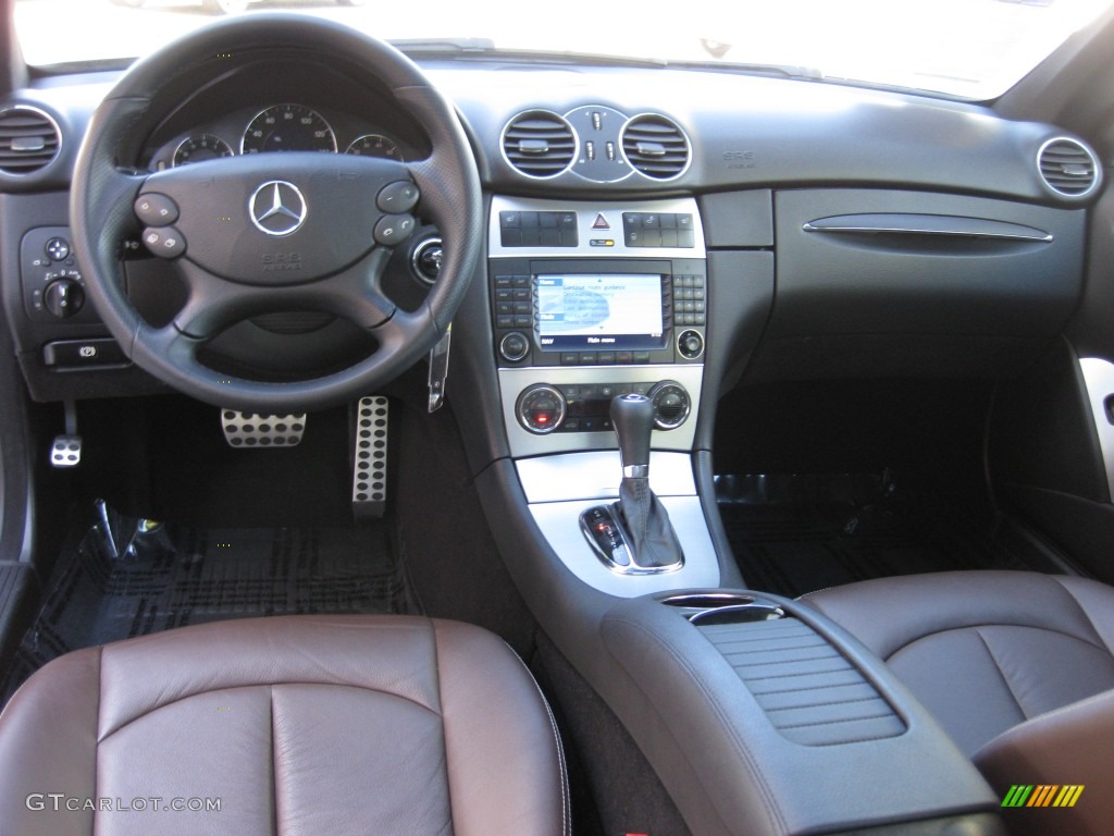 2009 Mercedes-Benz CLK 350 Grand Edition Coupe Tobacco Brown Dashboard Photo #77112107
