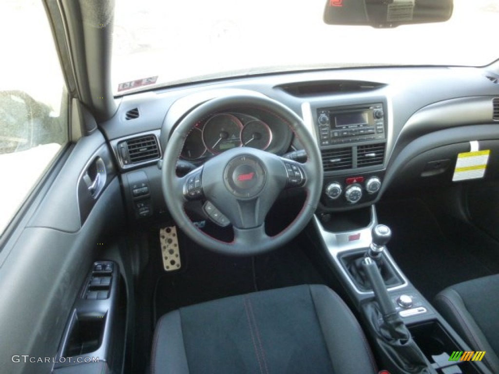 2013 Subaru Impreza WRX STi 4 Door STi Black Alcantara/Carbon Black Dashboard Photo #77112260