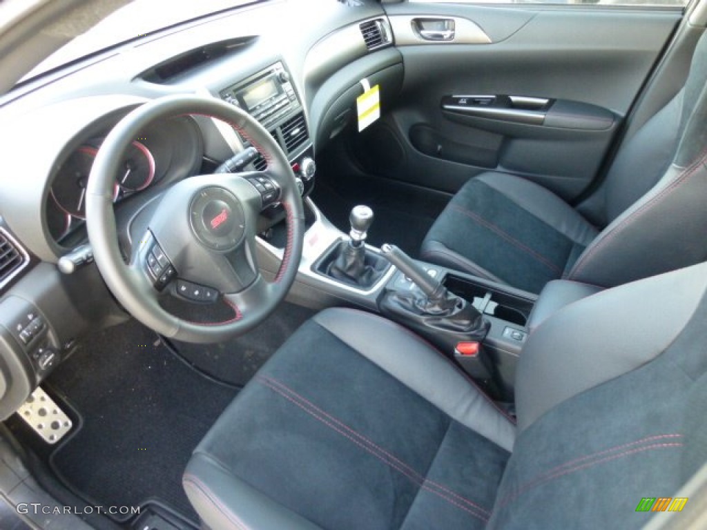 STi Black Alcantara/Carbon Black Interior 2013 Subaru Impreza WRX STi 4 Door Photo #77112298