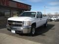 Summit White 2009 Chevrolet Silverado 3500HD Work Truck Extended Cab 4x4