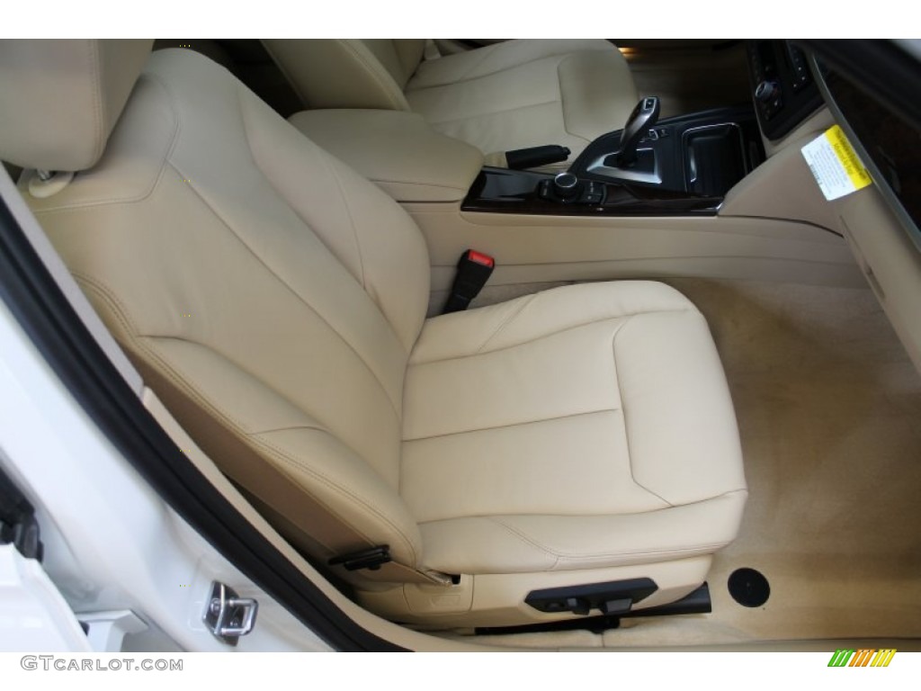 2013 3 Series 328i xDrive Sedan - Alpine White / Venetian Beige photo #10