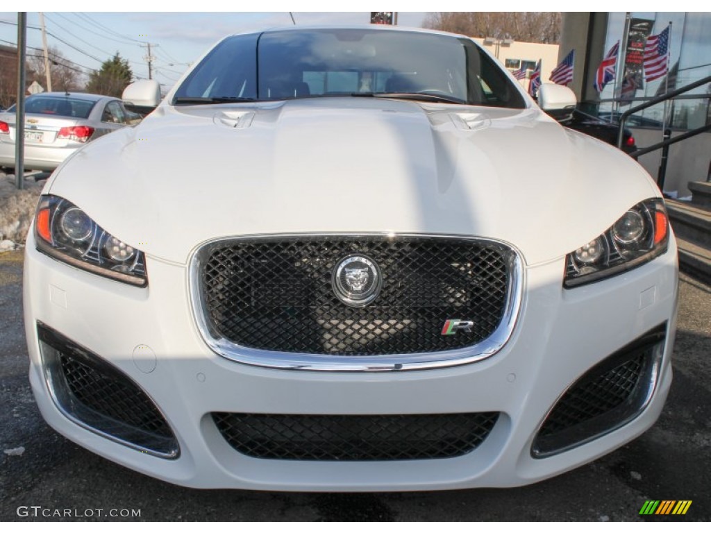 Polaris White 2012 Jaguar XF XFR Exterior Photo #77114078