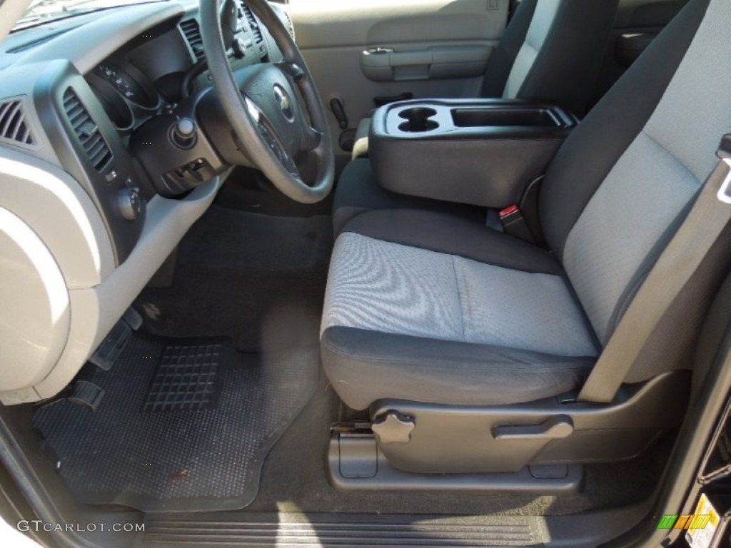 2007 Silverado 1500 LS Crew Cab - Black / Dark Titanium Gray photo #8