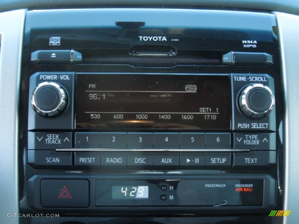 2012 Toyota Tacoma V6 TRD Prerunner Double Cab Audio System Photo #77115014