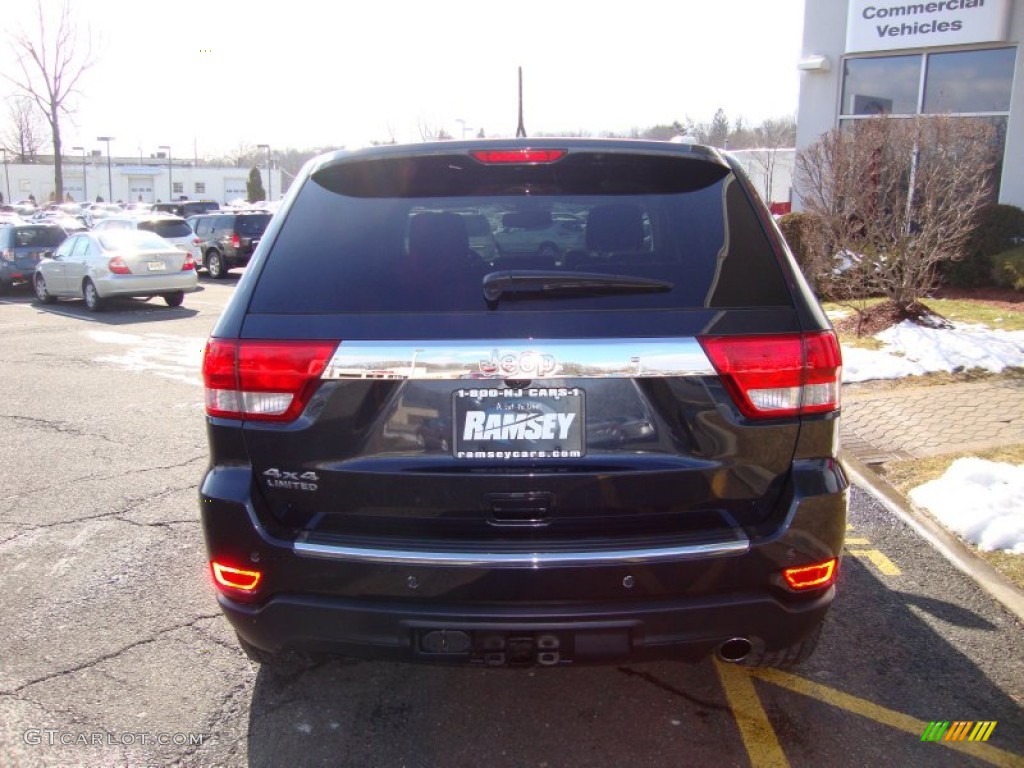 2012 Grand Cherokee Limited 4x4 - Maximum Steel Metallic / Black photo #4