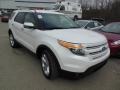 2011 White Platinum Tri-Coat Ford Explorer Limited 4WD  photo #1