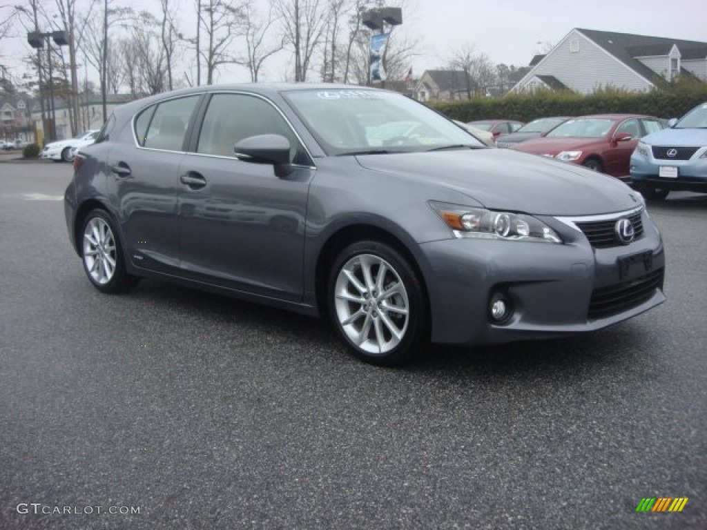 Nebula Gray Pearl 2012 Lexus CT 200h Hybrid Premium Exterior Photo #77117209
