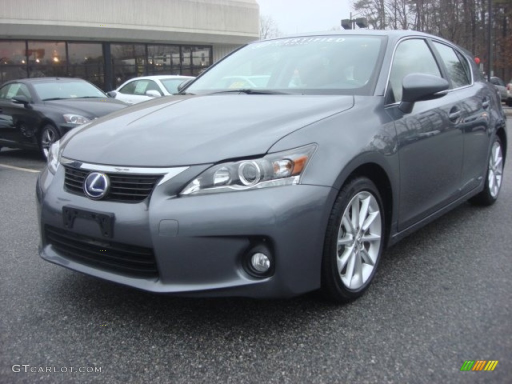 Nebula Gray Pearl 2012 Lexus CT 200h Hybrid Premium Exterior Photo #77117318