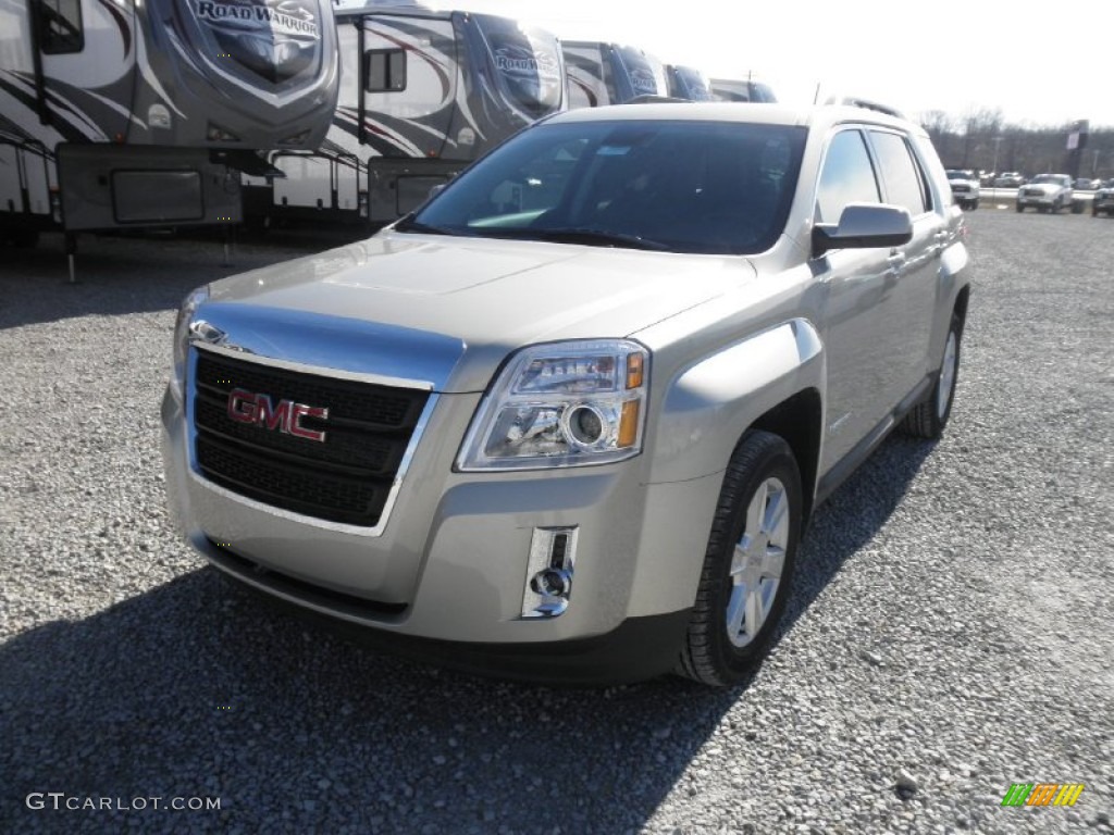 Champagne Silver Metallic 2013 GMC Terrain SLE Exterior Photo #77117360