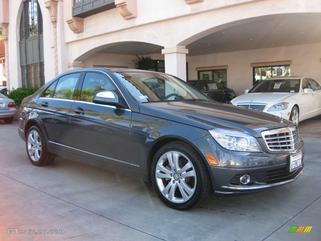 Steel Grey Metallic 2008 Mercedes-Benz C 300 Luxury Exterior Photo #77117810