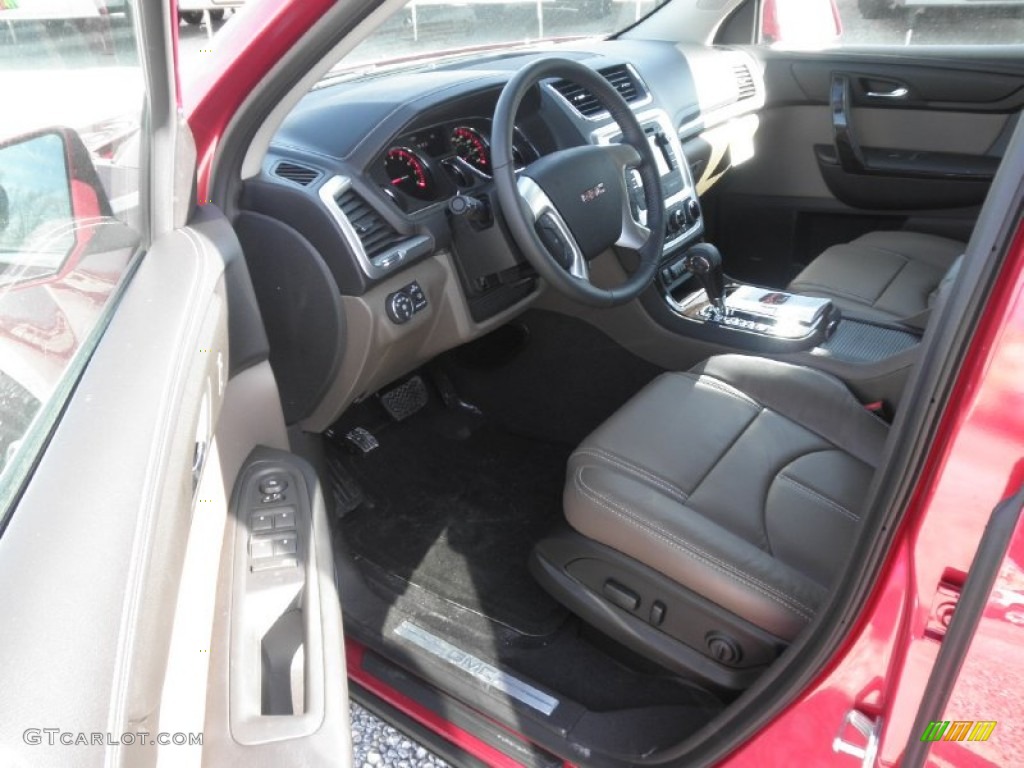 2013 Acadia SLT AWD - Crystal Red Tintcoat / Dark Cashmere photo #5