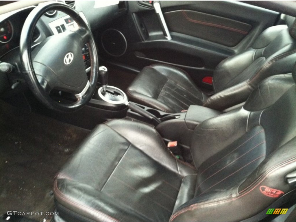 2005 Tiburon GT - Electric Red / Black photo #8