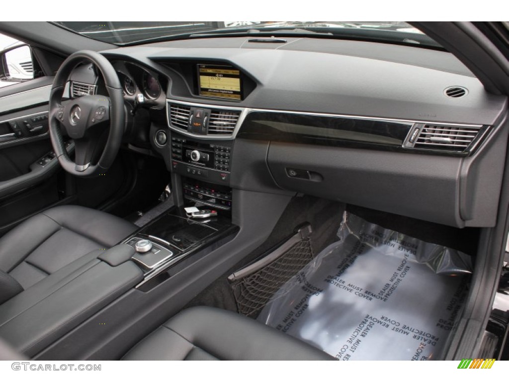 2011 Mercedes-Benz E 350 4Matic Sedan Black Dashboard Photo #77118710