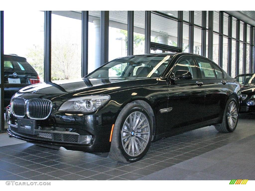 2009 7 Series 750i Sedan - Black Sapphire Metallic / Black Nappa Leather photo #1