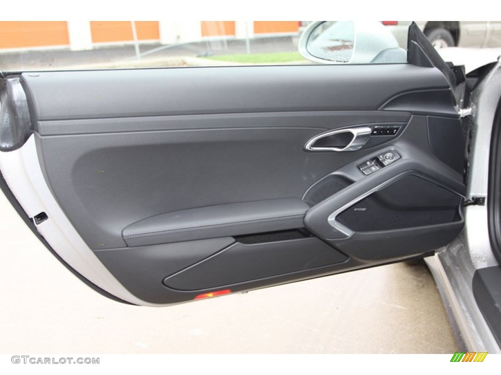 2013 Porsche 911 Carrera 4S Coupe Black Door Panel Photo #77119739