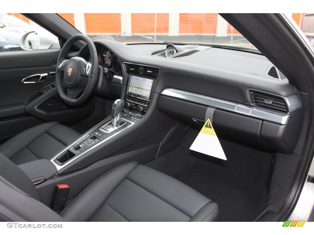 2013 Porsche 911 Carrera 4S Coupe Black Dashboard Photo #77119928
