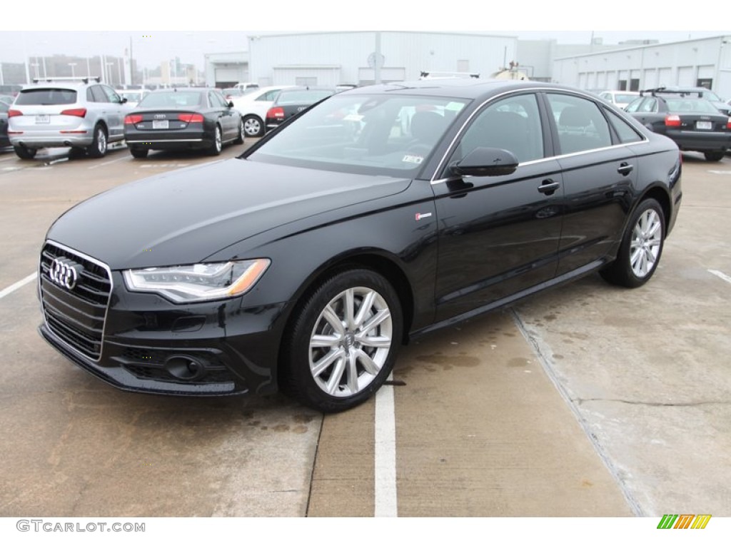 Phantom Black Pearl Effect 2013 Audi A6 3.0T quattro Sedan Exterior Photo #77120096