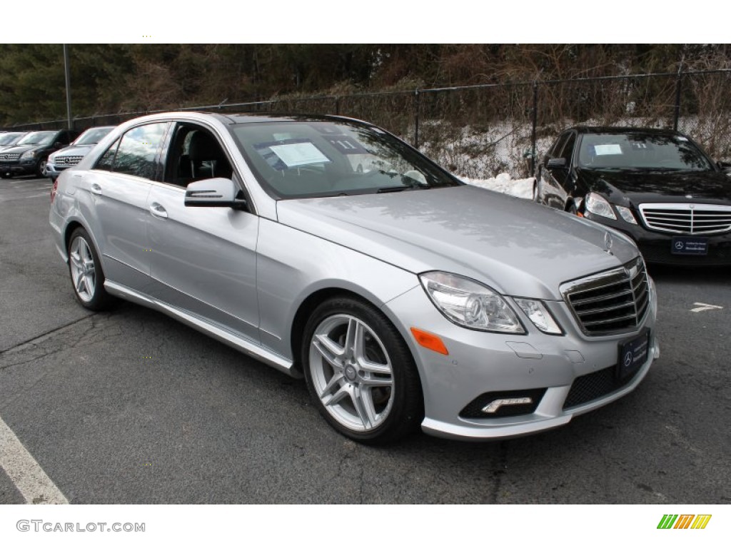Iridium Silver Metallic 2011 Mercedes-Benz E 350 4Matic Sedan Exterior Photo #77120228