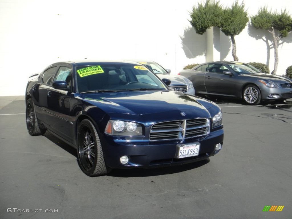 2006 Charger R/T - Midnight Blue Pearl / Dark Slate Gray/Light Slate Gray photo #3