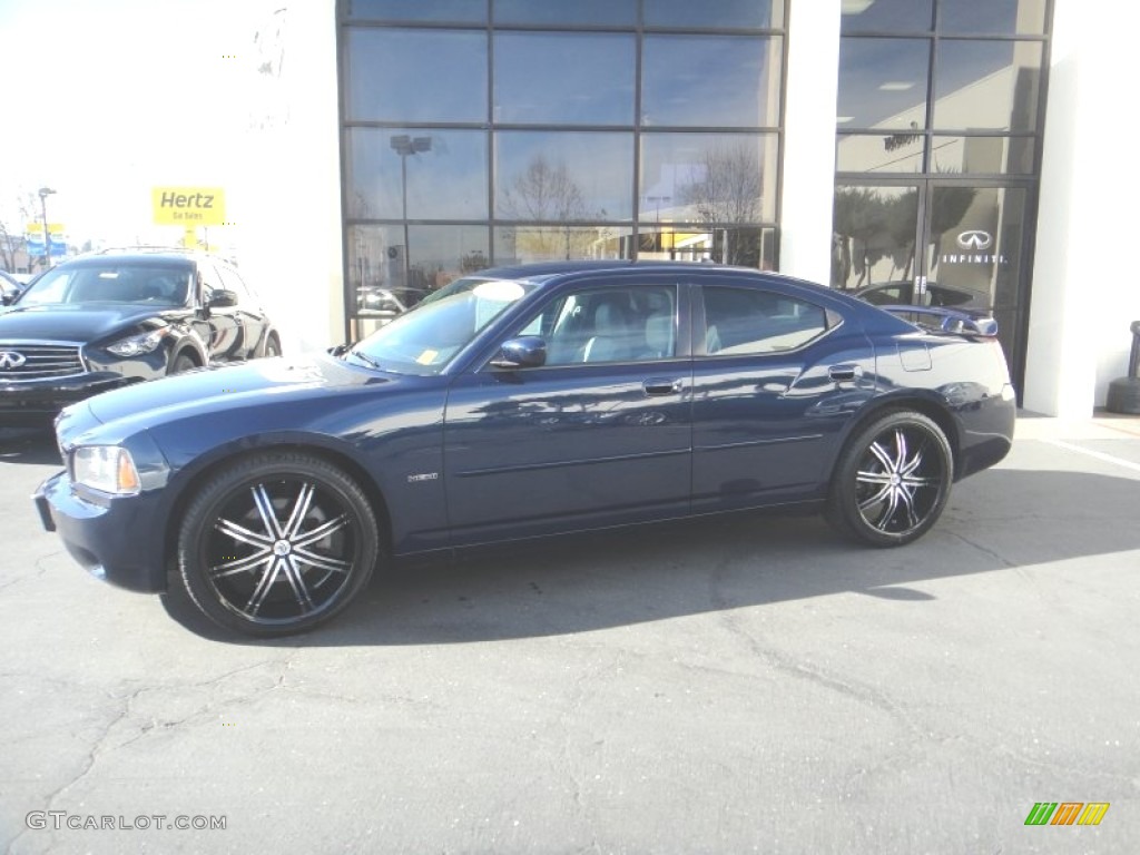 2006 Charger R/T - Midnight Blue Pearl / Dark Slate Gray/Light Slate Gray photo #4