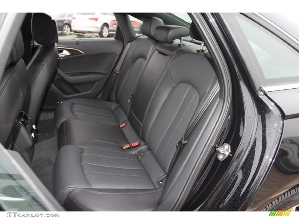 Black Interior 2013 Audi A6 3.0T quattro Sedan Photo #77120334