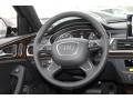 Black Steering Wheel Photo for 2013 Audi A6 #77120395