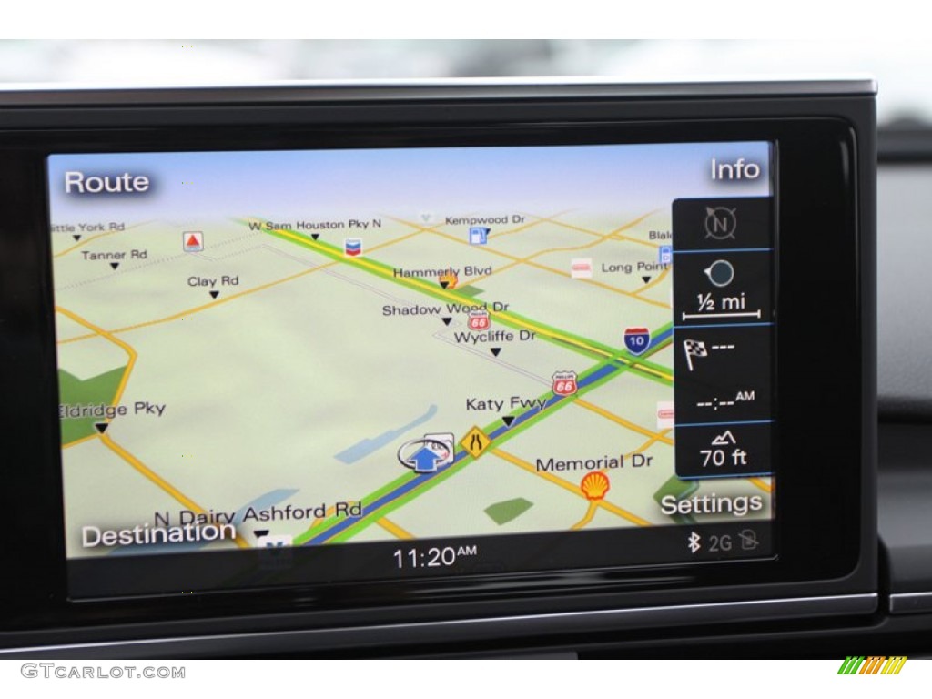 2013 Audi A6 3.0T quattro Sedan Navigation Photo #77120430