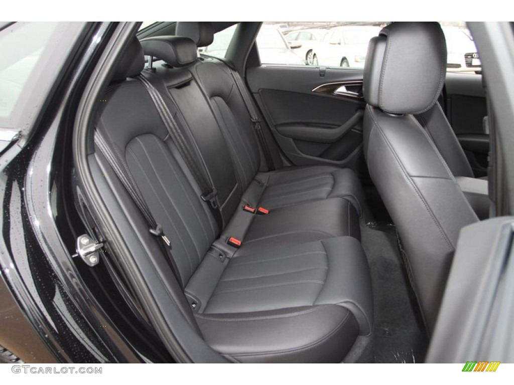 2013 Audi A6 3.0T quattro Sedan Rear Seat Photo #77120525