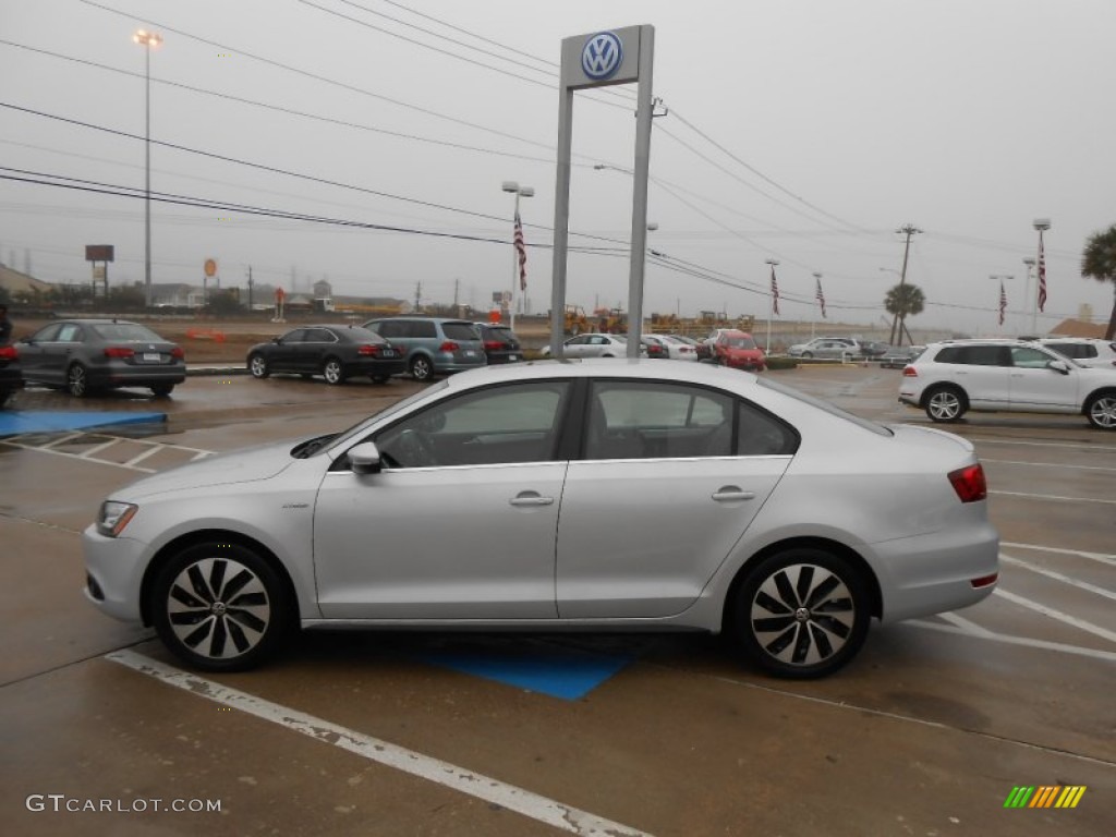 Frost Silver Metallic 2013 Volkswagen Jetta Hybrid SEL Premium Exterior Photo #77120878