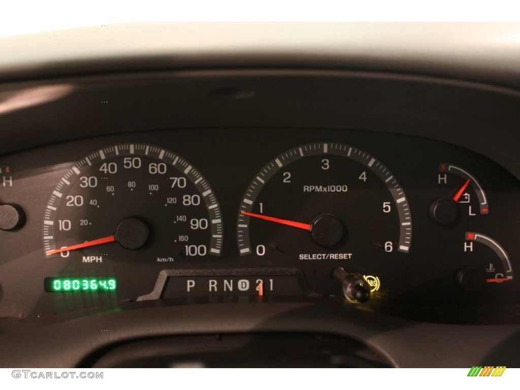 2000 Ford F150 XLT Extended Cab Gauges Photo #77120976