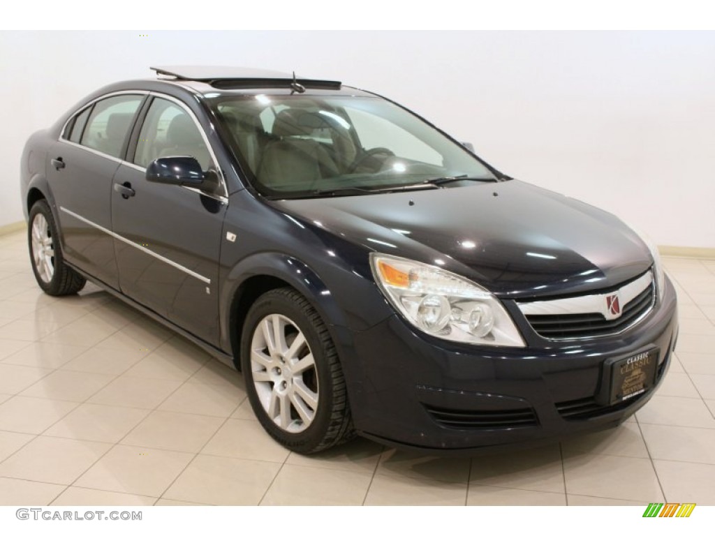 2007 Aura XE - Midnight Blue Metallic / Tan photo #1