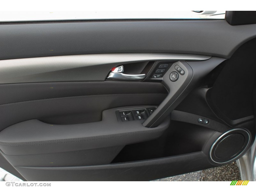 2012 Acura TL 3.5 Ebony Door Panel Photo #77121135