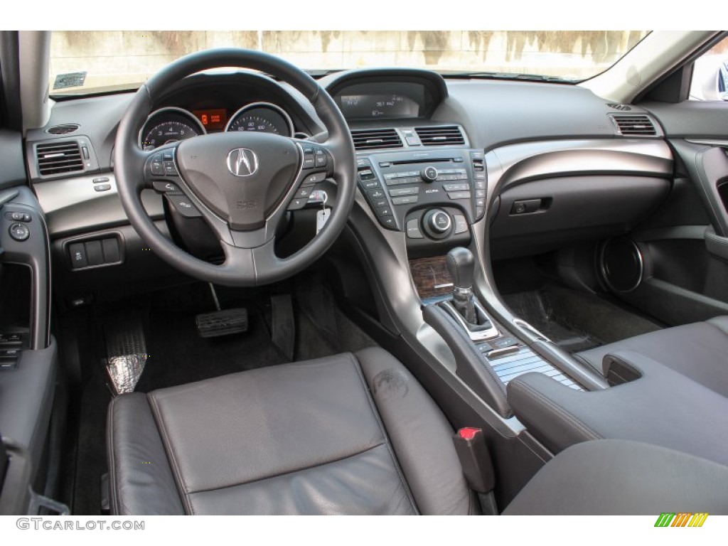 Ebony Interior 2012 Acura TL 3.5 Photo #77121260