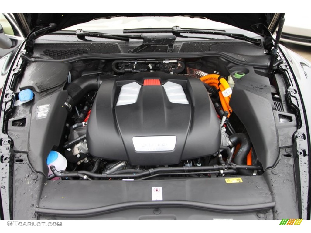 2013 Porsche Cayenne S Hybrid 3.0 Liter DFI Supercharged DOHC 24-Valve VVT V6 Gasoline/Electric Hybrid Engine Photo #77121632